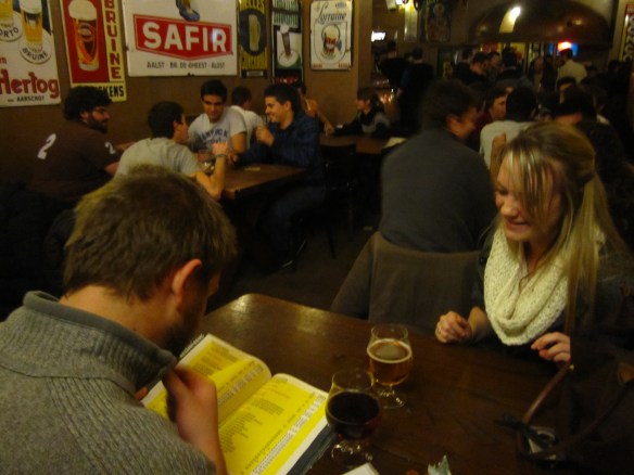 Maddie helping Dave make a selection