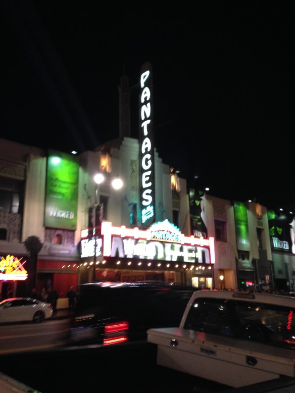 Wicked at the Pantages